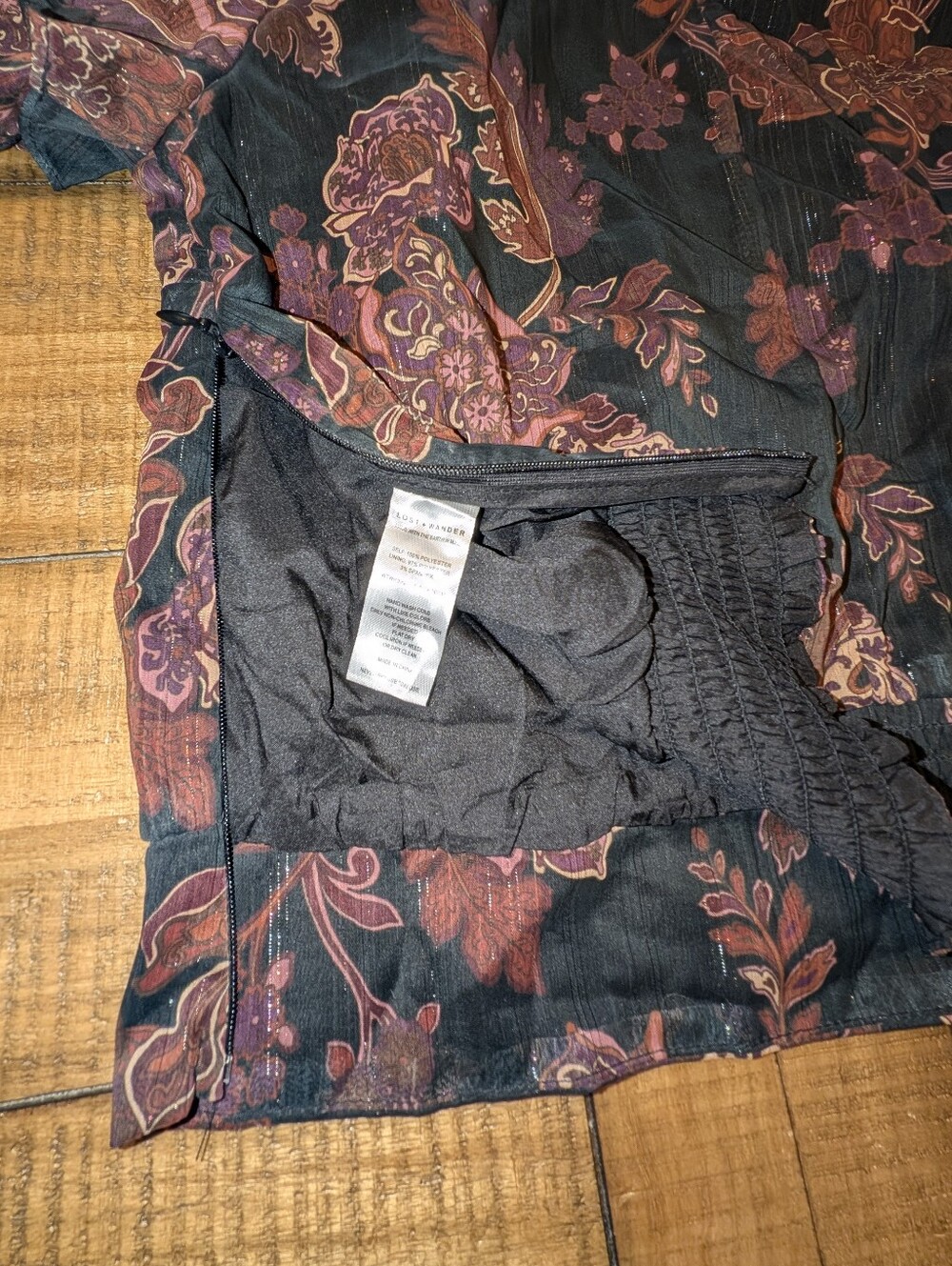 Lost + Wonder Jannette Flutter Sleeve Blouse - M - Picture 5 of 7